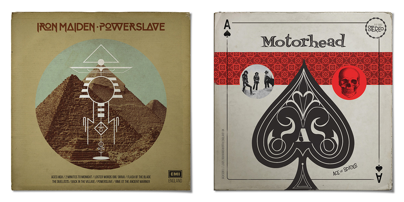 Illustration for article titled Classic Metal Albums Redesigned As 1950s Jazz Records